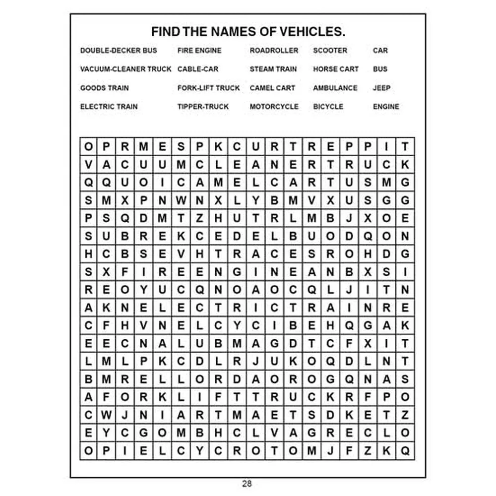 Find the Words Part - 3 Activity Book