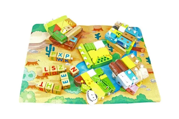 Forest Animal Building Blocks 120pc