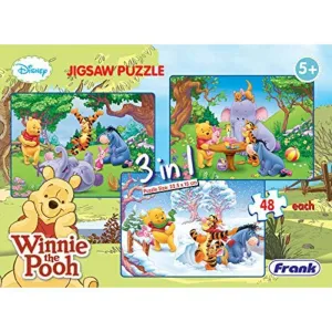 Frank Disney Winnie The Pooh 3 Puzzles in 1 (48 Pcs Each)