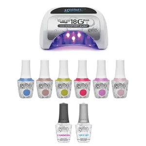 Gelish Up In The Air Summer Combo - Collection Gel Kit & 18G Light Plus