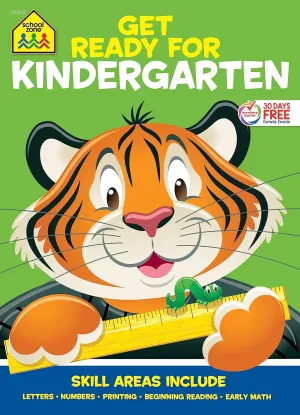 Get Ready for Kindergarten Workbook - Ages 5 to 6, Alphabet, ABCs, Letters, Tracing, Printing, Numbers 0-20, Early Math, Shapes, Patterns, Comparing, and More