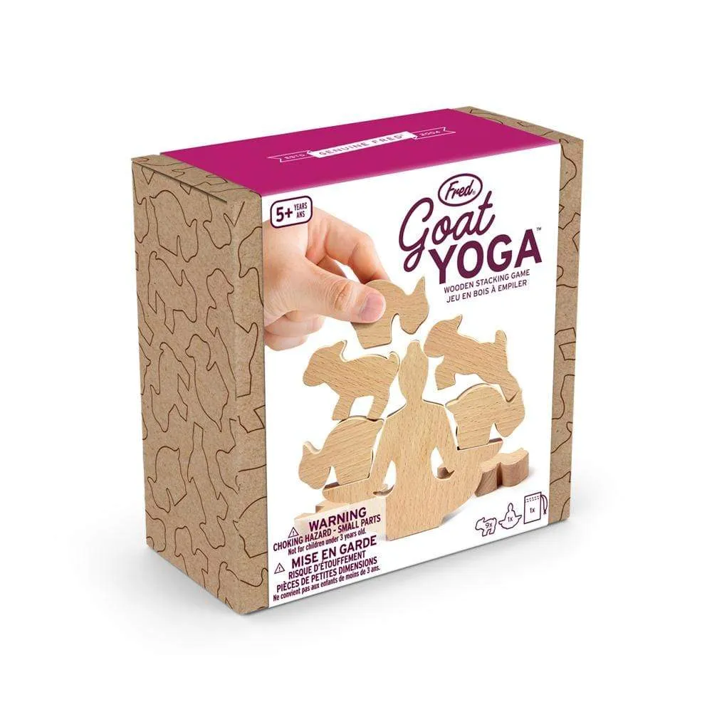 GOAT YOGA WOODEN STACKING GAME