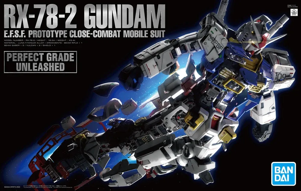 Gundam 1/60 PG Unleashed Gundam 0079 RX-78-2 Gundam Model Kit