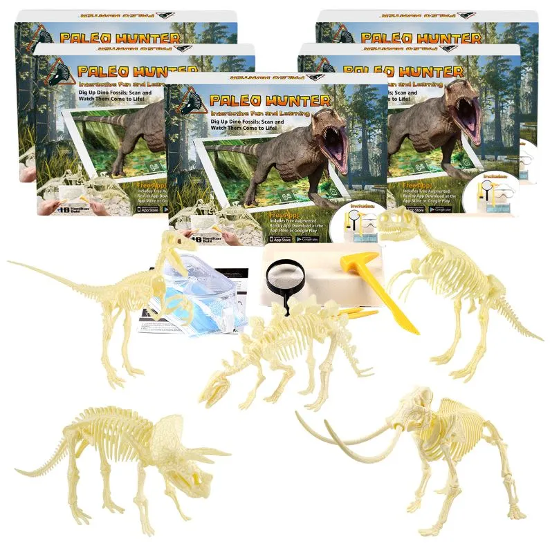 HamiltonBuhl Paleo Hunter™ Dig Kit for STEAM Education – All Five Dinosaur Kits