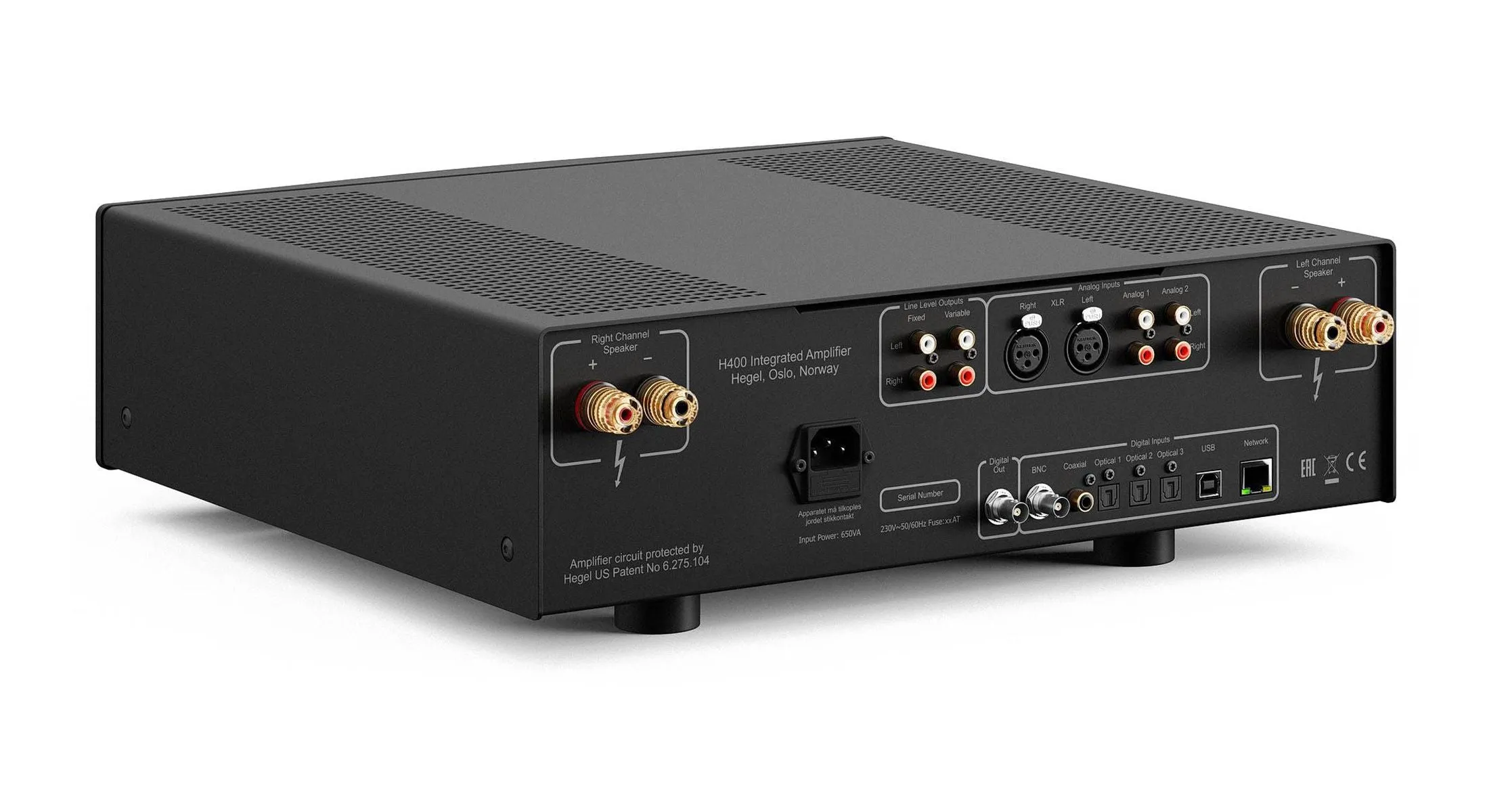 Hegel H400 Integrated Amplifier With Streaming Capability