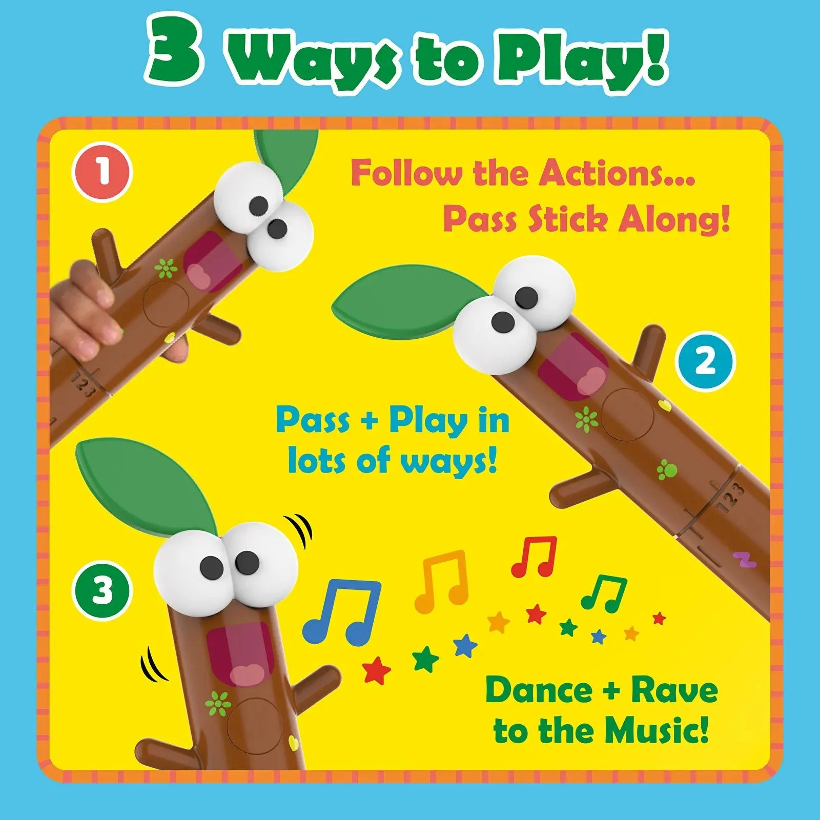 Hey Duggee Press, Play and Party Sticky Stick