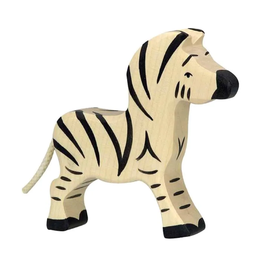 Holztiger zebra baby