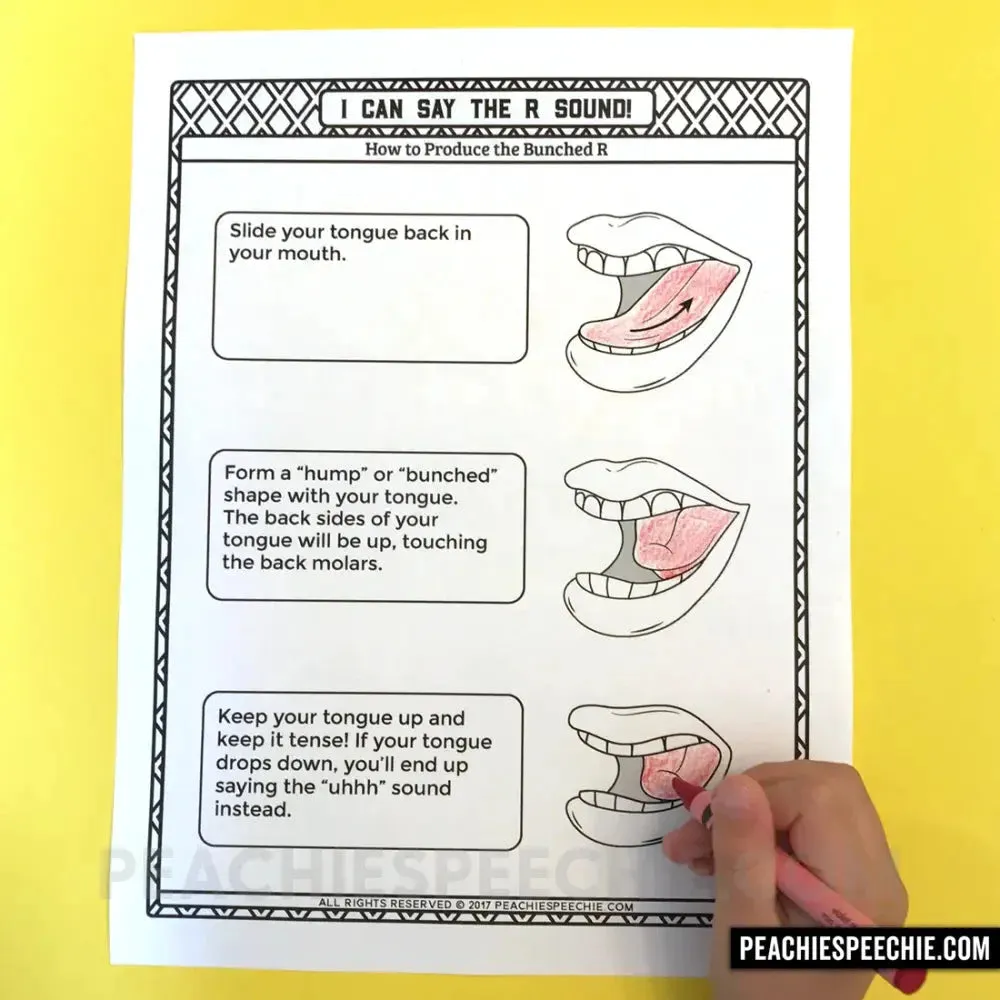 I Can Say the R Sound: Articulation Workbook