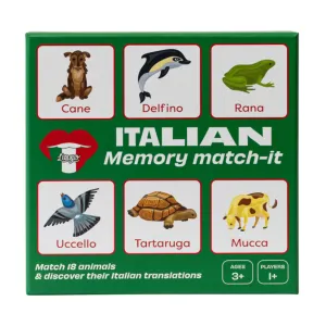 Italian Memory Match-It Memory Card Game