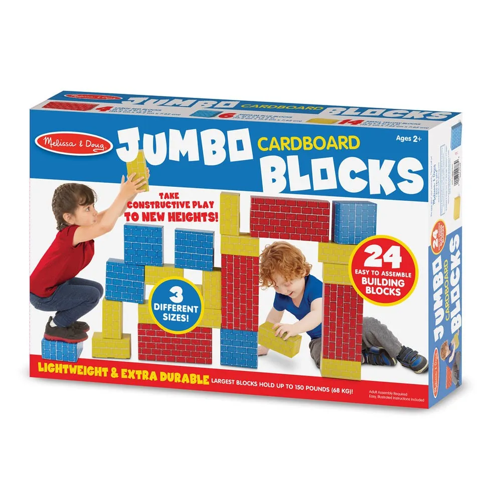 Jumbo Cardboard Blocks (24 pieces)