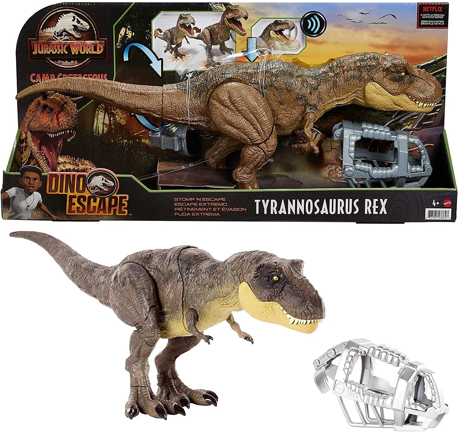 Jurassic World Stomp 'n Escape Tyrannosaurus Rex Figure