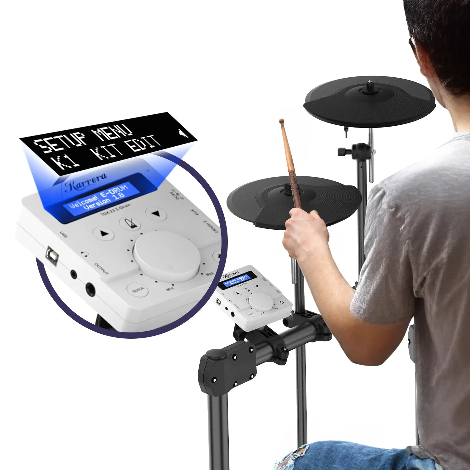 Karrera X23 9-Piece Electronic Drum Kit