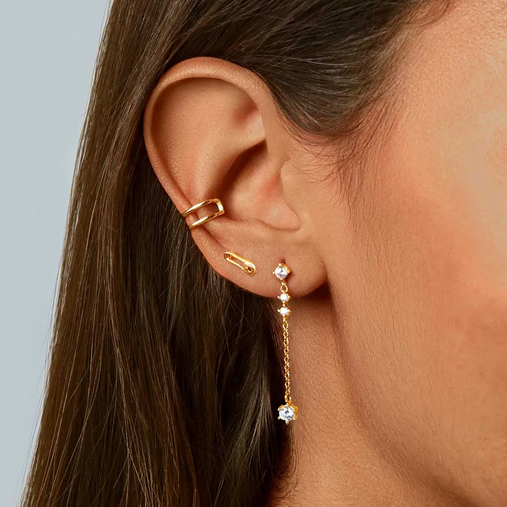 Kite Gold Earrings