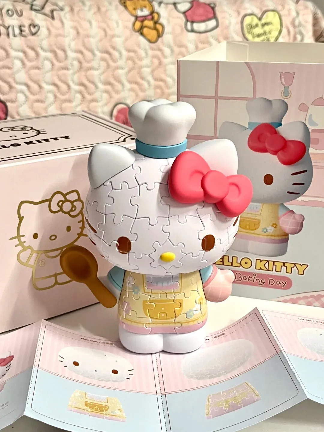 Kitty 50Th Anniversary 3D Puzzles Toy