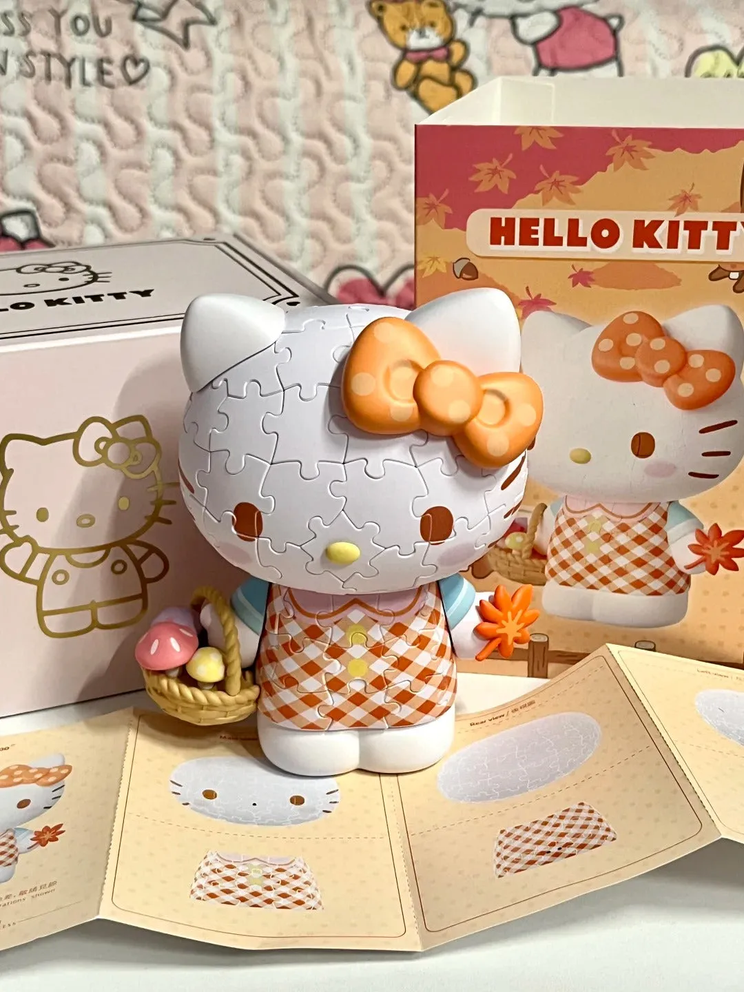 Kitty 50Th Anniversary 3D Puzzles Toy