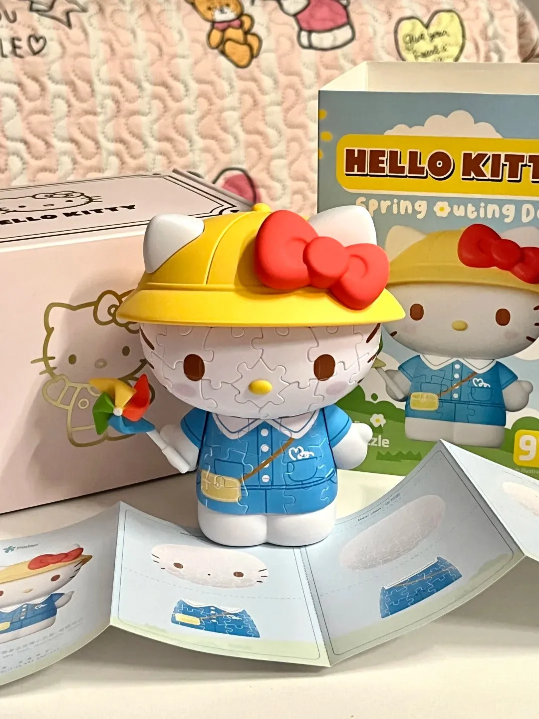 Kitty 50Th Anniversary 3D Puzzles Toy