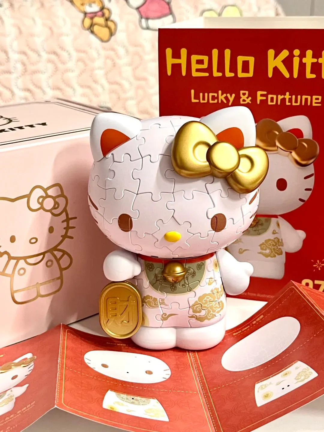 Kitty 50Th Anniversary 3D Puzzles Toy