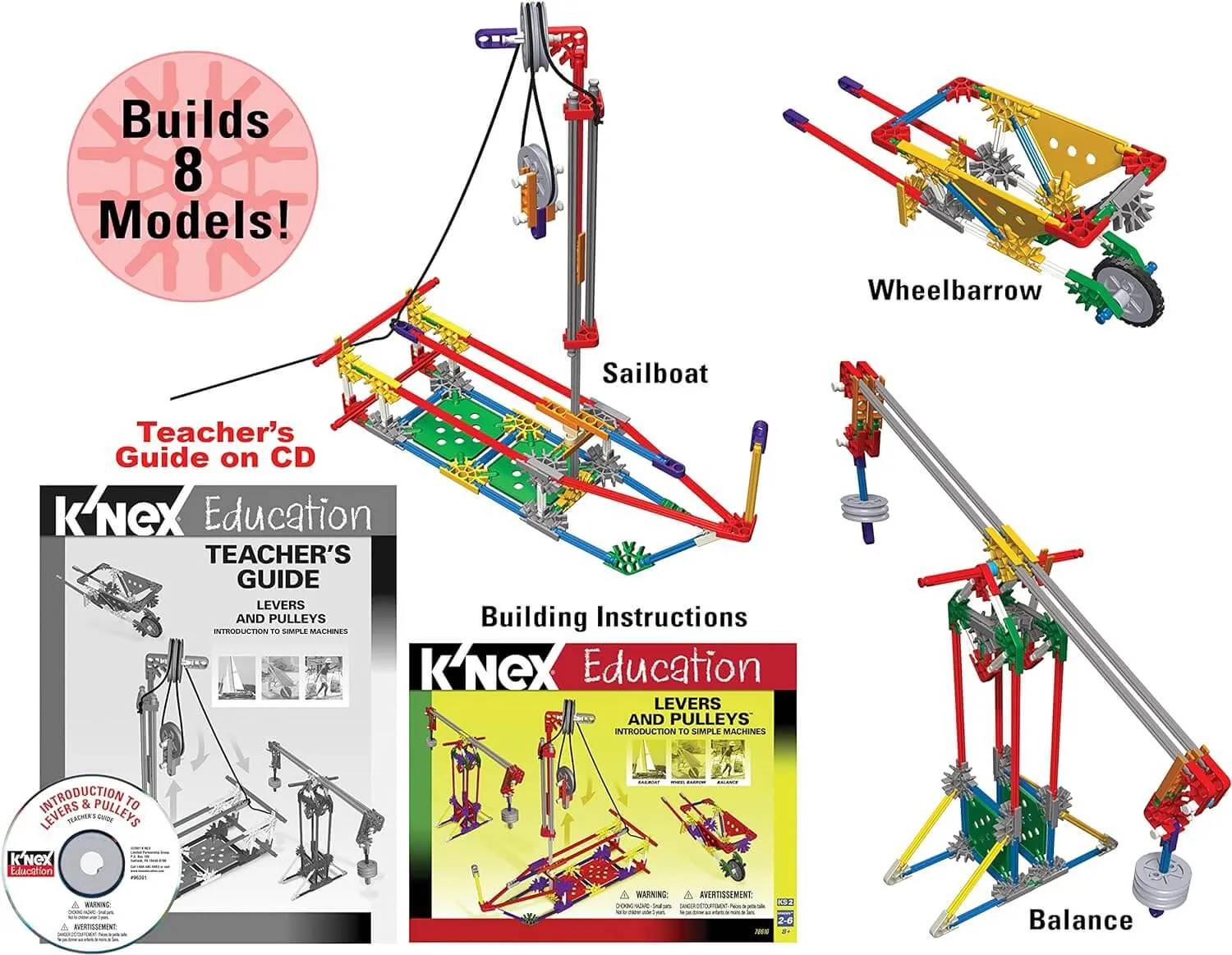 K'NEX Intro to Simple Machines - Levers and Pulleys 78610