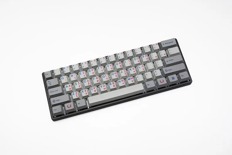 kprepublic 139 greek root Greece blue cyan font Cherry profile Dye Sub Keycap PBT