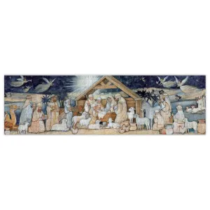 Lang Panoramic Puzzle 750 Pieces 38"X11" Nativity Set