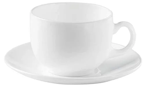 laopala diva iris set of l 6 cup and 6 saucers (white)