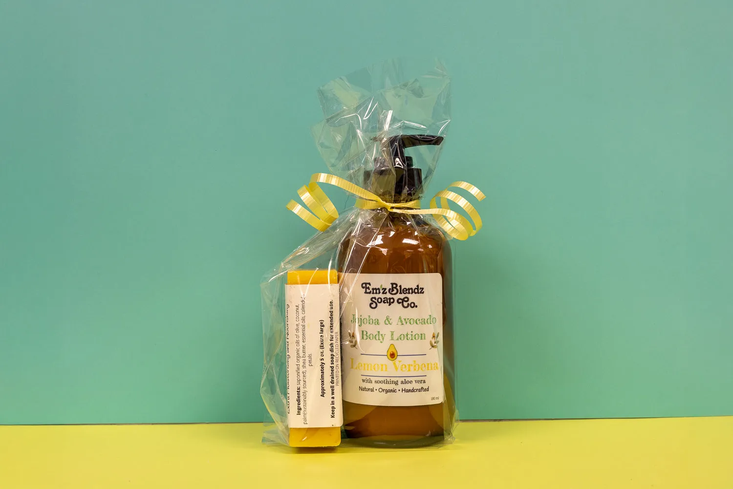 Lemon Verbena Jojoba Lotion and Lemon Verbena Soap Gift Set