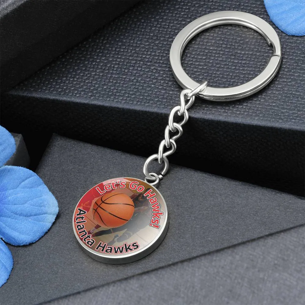 Let's Go Hawks! Keychain