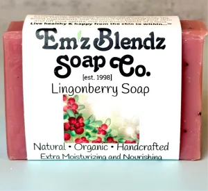 Lingonberry Seed Soap Bar | Vibrant and Refreshing Wash