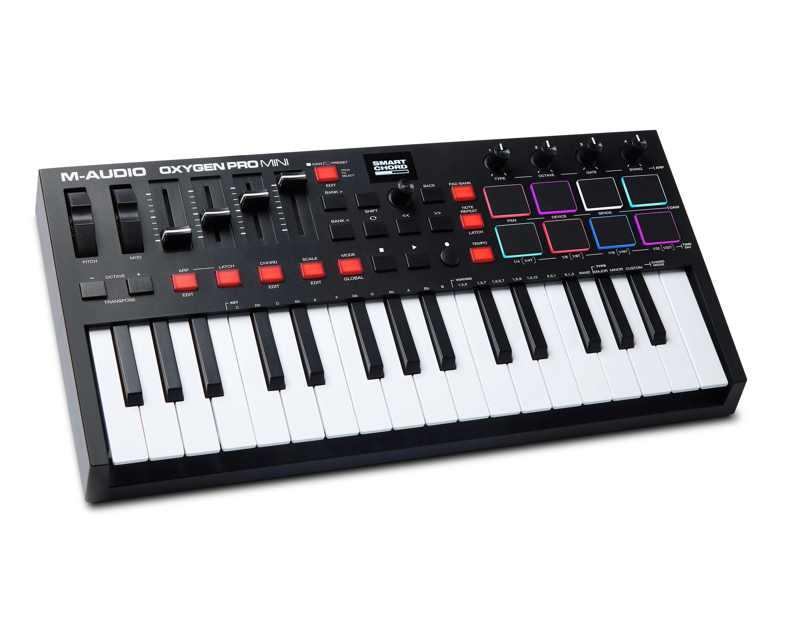 M-Audio OXYGEN PRO MINI 32-Mini-Key USB MIDI Controller