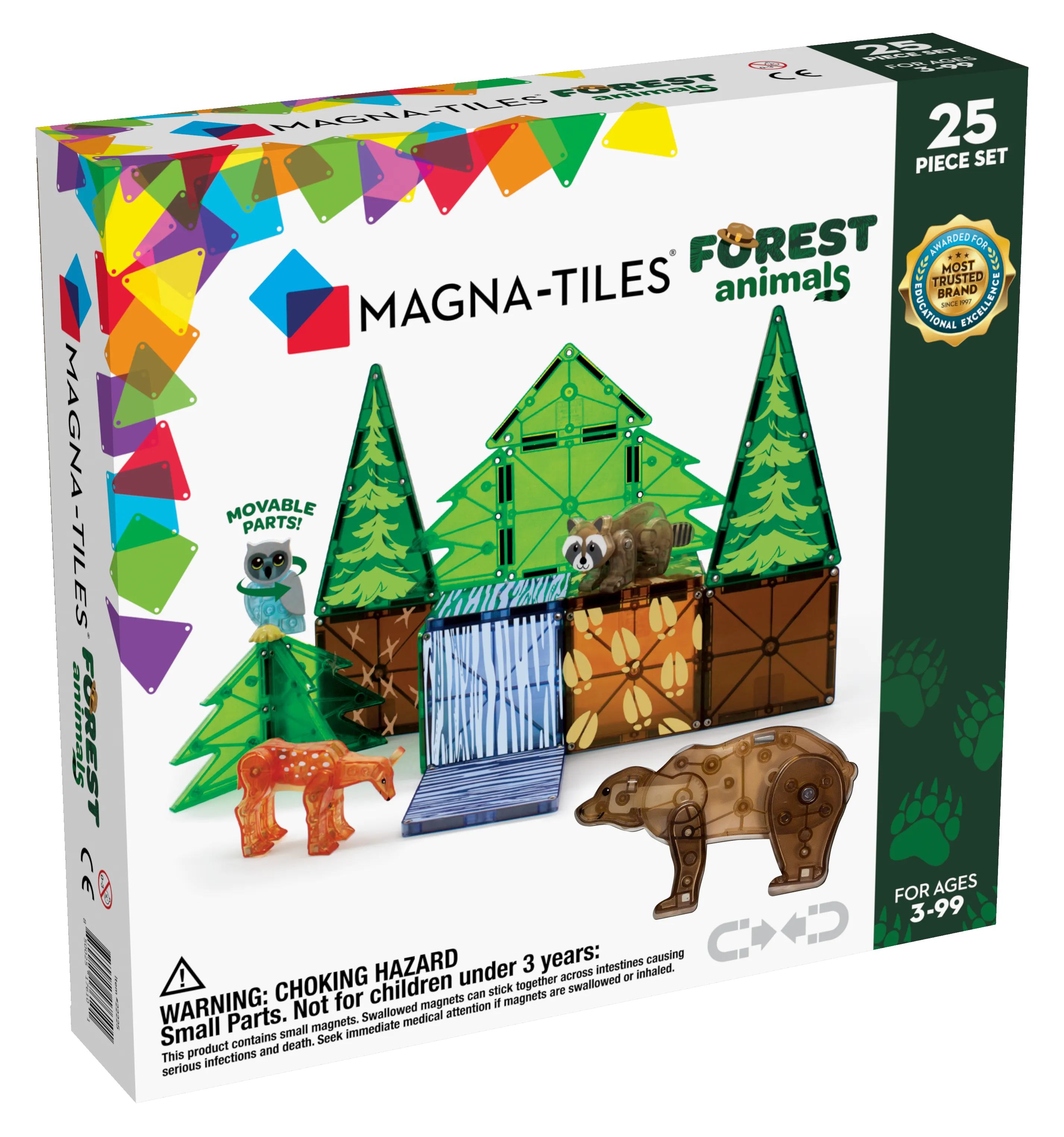 Magna-Tiles Forest Animals 25-Piece Set