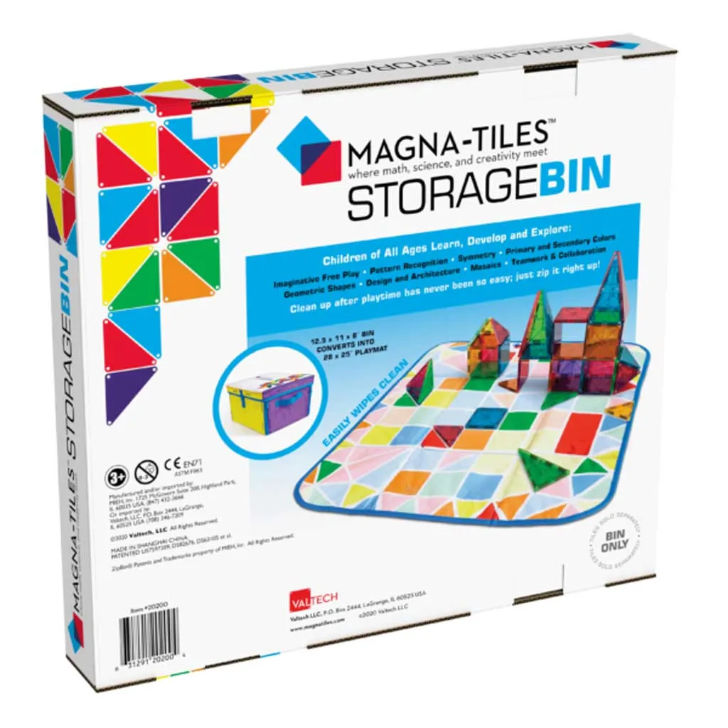 Magna Tiles Storage Bin & Playmat