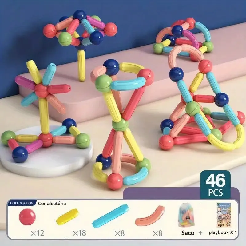 Magnetic 3D Building Blocks