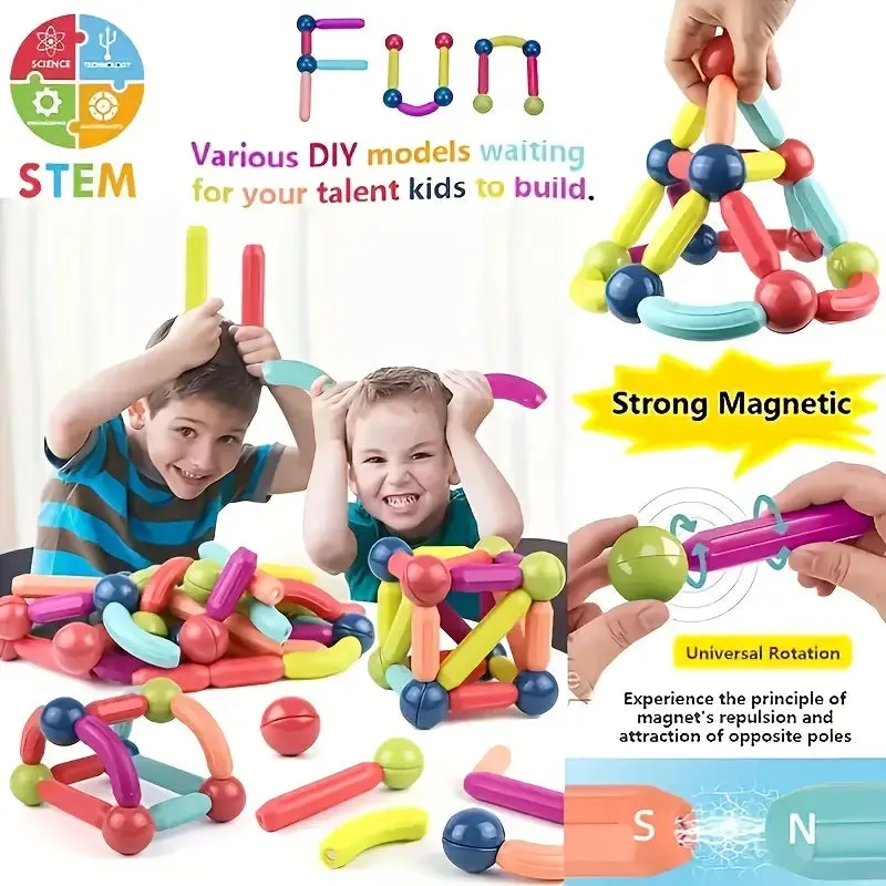 Magnetic 3D Building Blocks