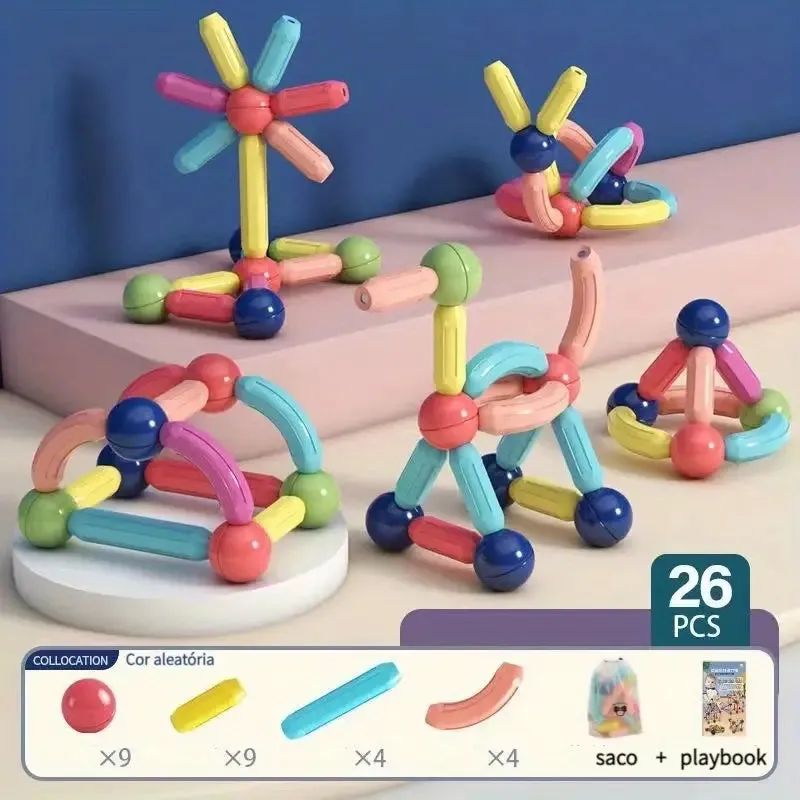 Magnetic 3D Building Blocks