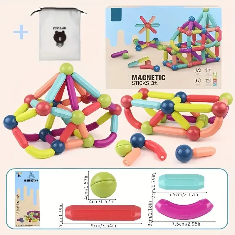 Magnetic 3D Building Blocks