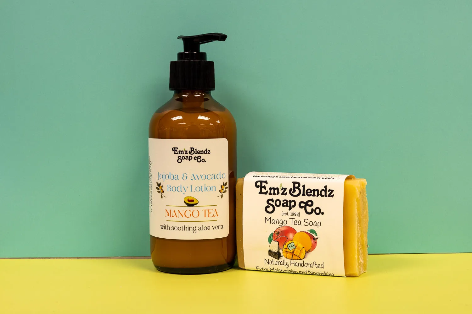 Mango Tea Jojoba Lotion and Mango Tea Soap Gift Set