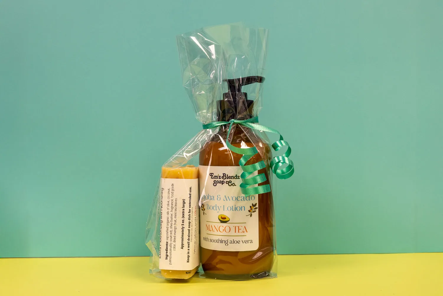 Mango Tea Jojoba Lotion and Mango Tea Soap Gift Set