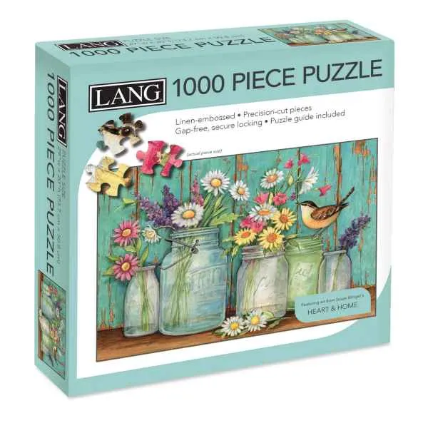 MASON FLOWERS 1000PC PUZZLE