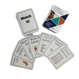 Match It! Syllable Type Game Card Deck