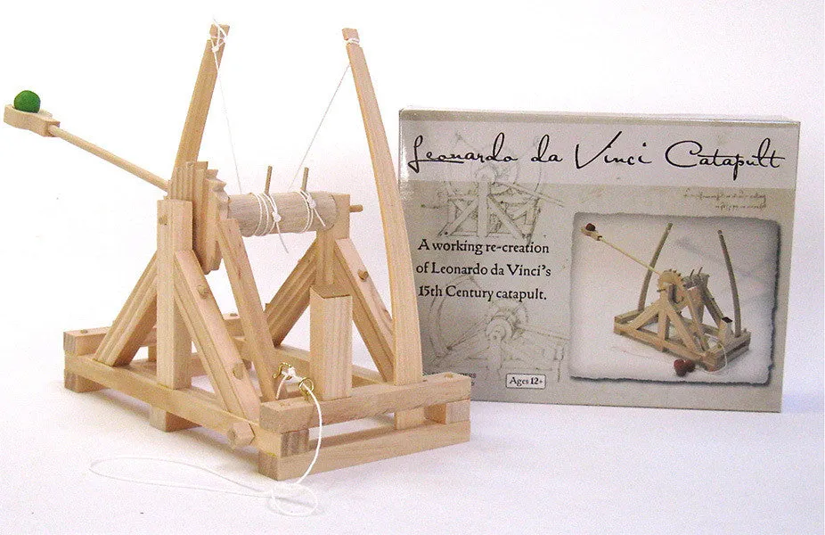 Medieval Da Vinci Catapult Wooden Kit - Pathfinders