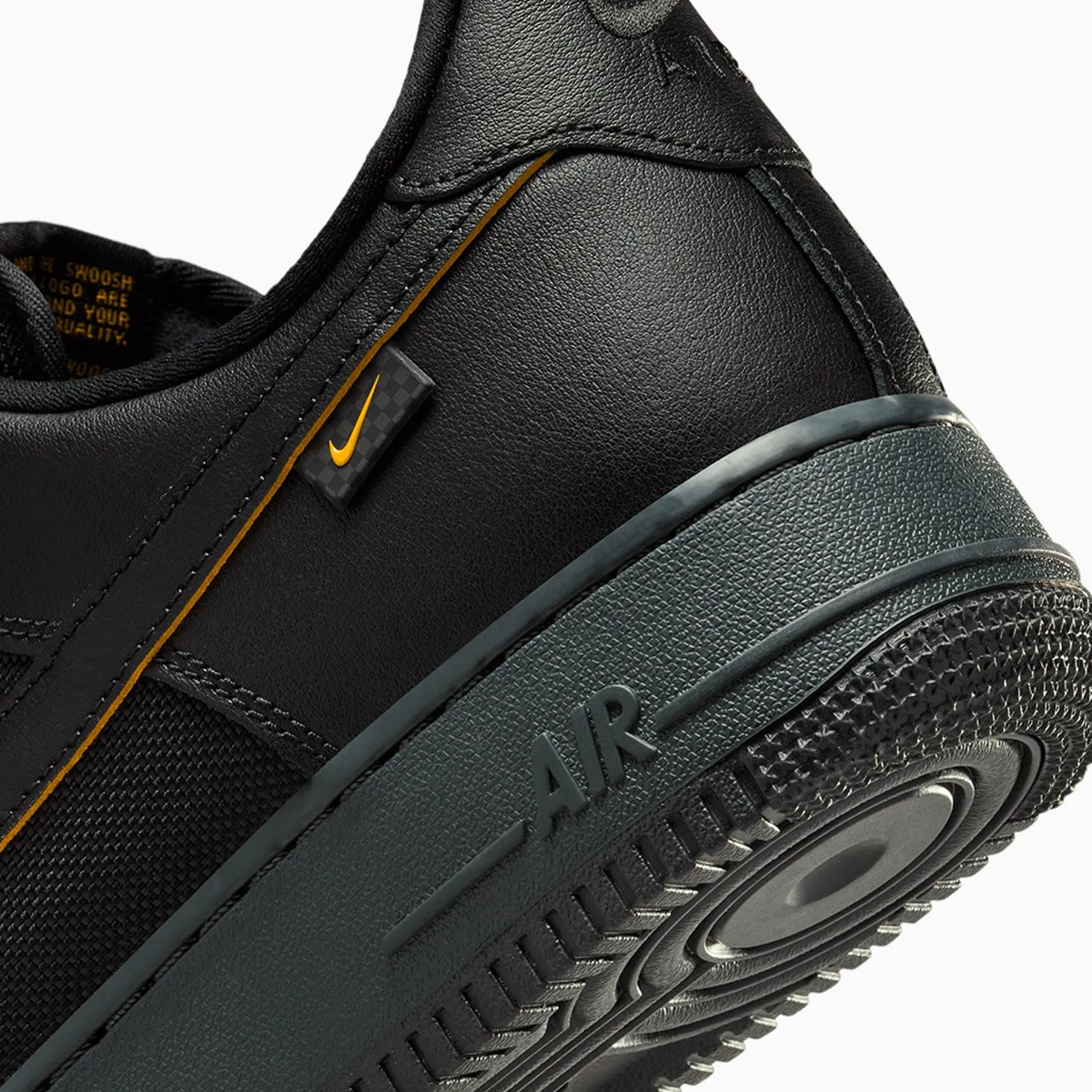 Men's Air Force 1 `07 "Black University Gold"