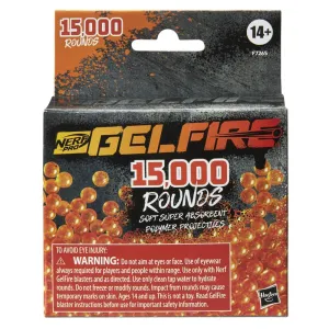 Nerf Pro Gelfire Refill 15000 Gelfire Rounds for Use with Nerf Gelfire Blasters for Ages 14 Years Up