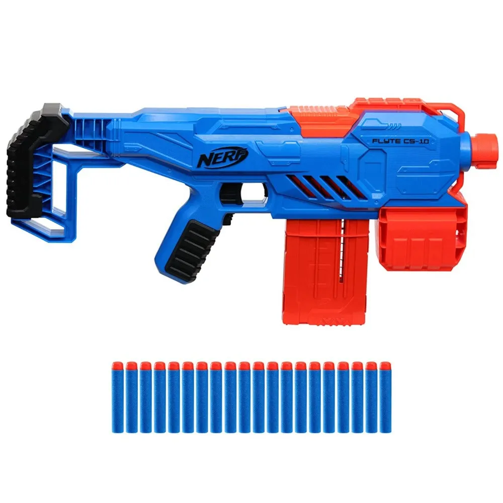 Original Nerf Alpha Strike Flyte CS-10 Dart Blaster with 20 Darts by Hasbro