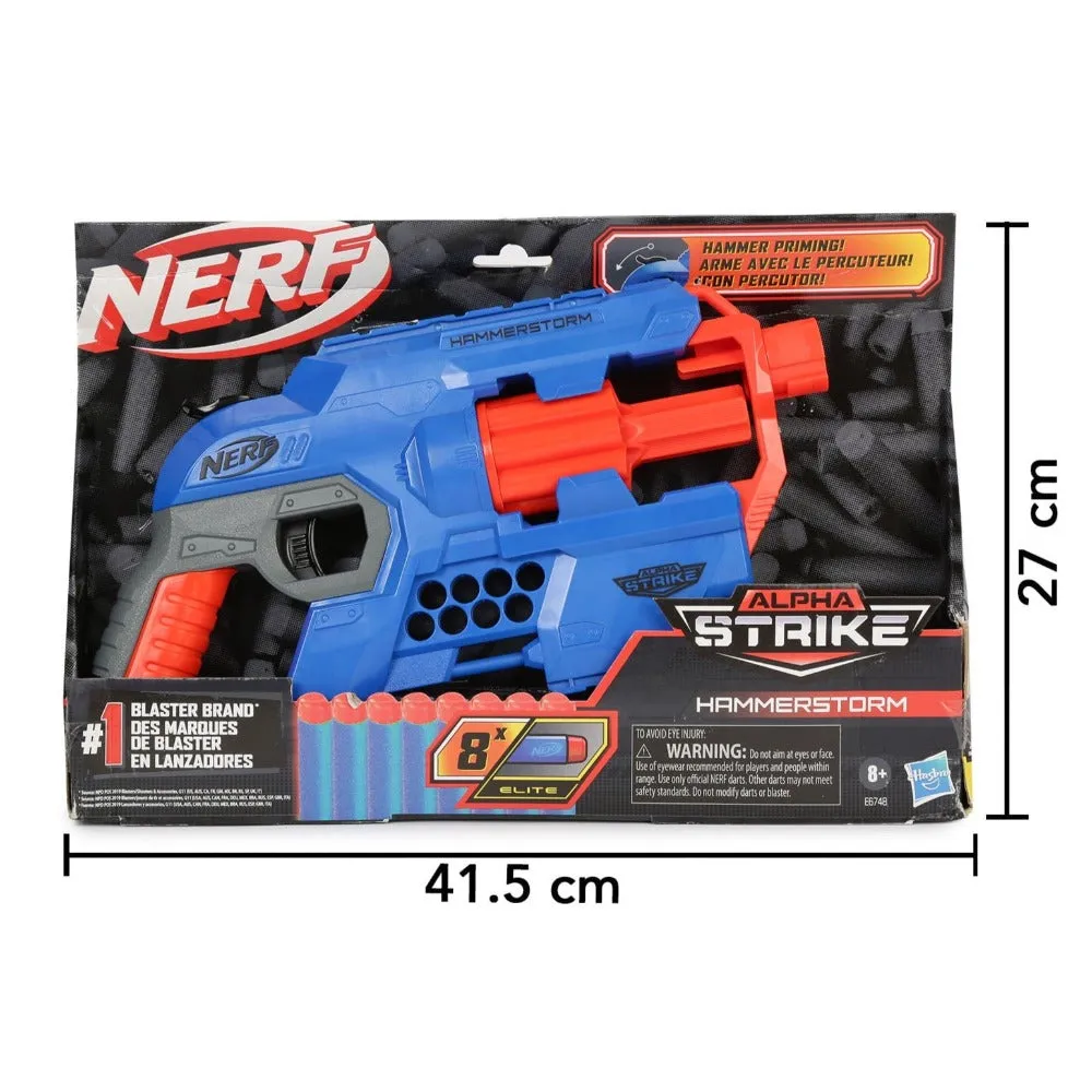 Original Nerf Alpha Strike Hammerstorm Dart Blaster with 8 Darts by Hasbro