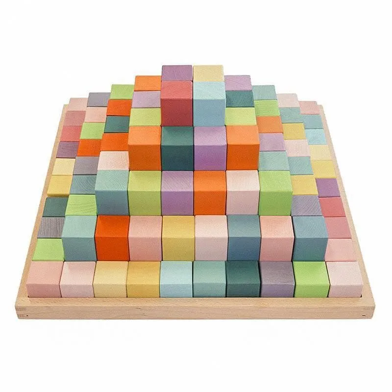 Pastel Large Stepped Block Set