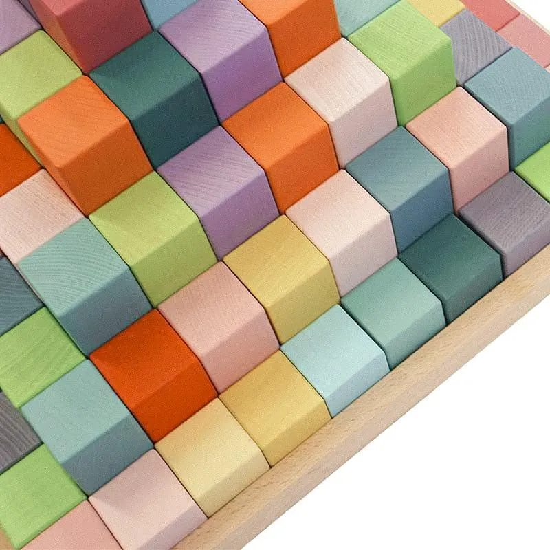 Pastel Large Stepped Block Set