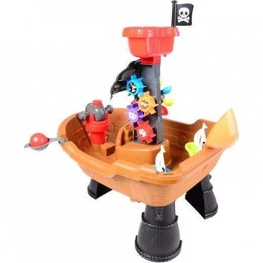 Pirate Ship Water Table | Interactive Water Play with Cannon, Catapult & Water Wheels