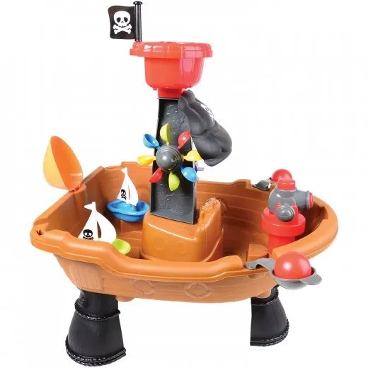 Pirate Ship Water Table | Interactive Water Play with Cannon, Catapult & Water Wheels