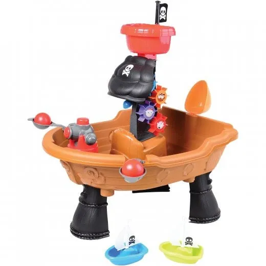 Pirate Ship Water Table | Interactive Water Play with Cannon, Catapult & Water Wheels