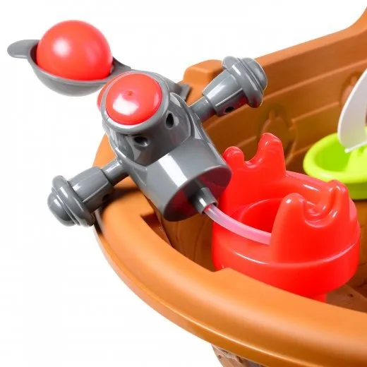 Pirate Ship Water Table | Interactive Water Play with Cannon, Catapult & Water Wheels